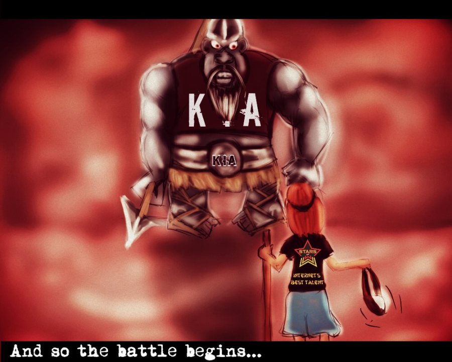 David vs Goliath battle